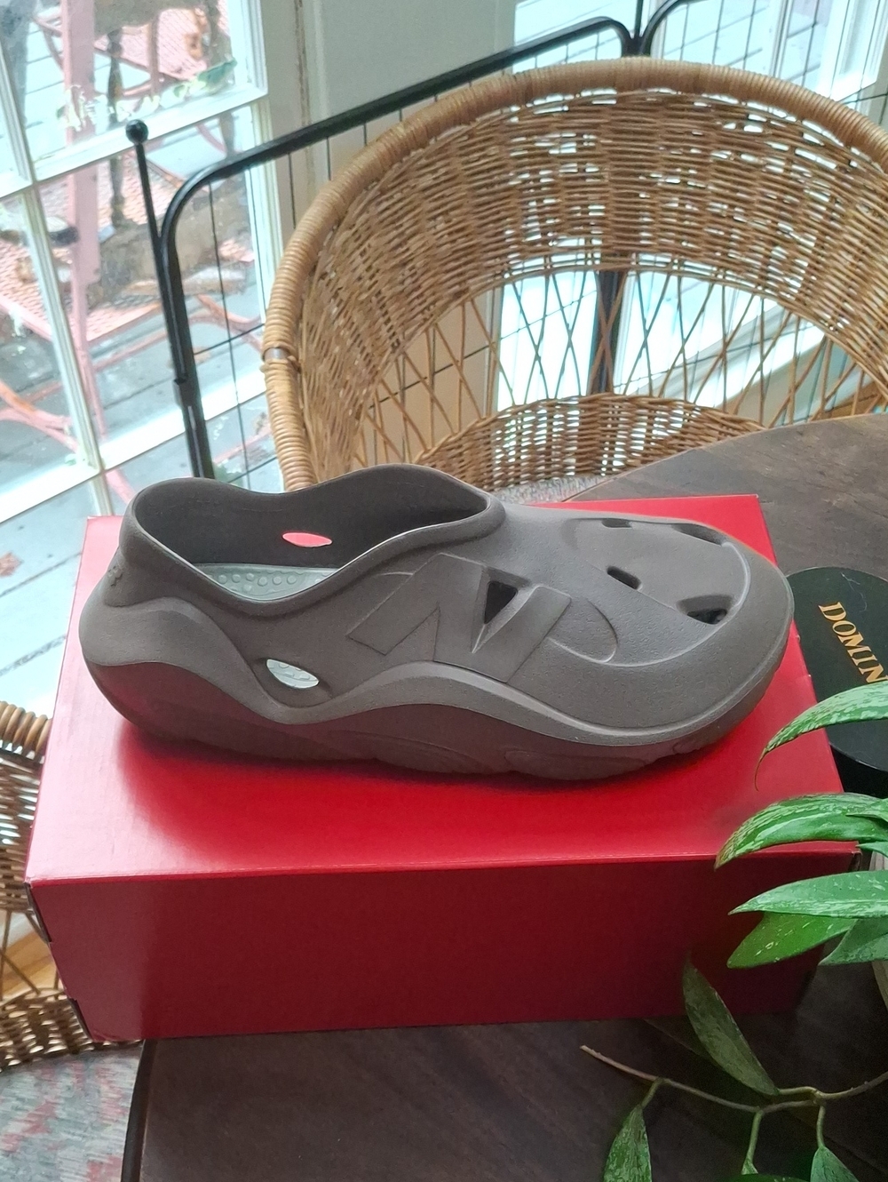 New Balance Men's Slip-On Clog in Gray